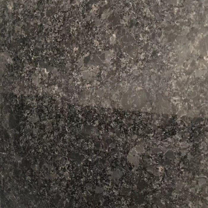 polished steel grey granite